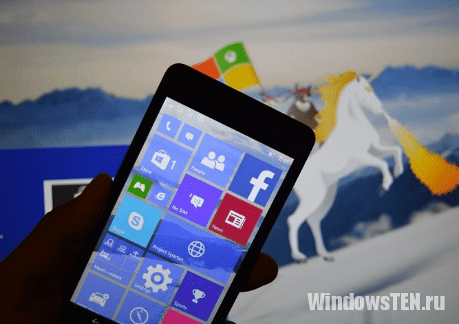 Новая сборка Windows 10 для телефонов