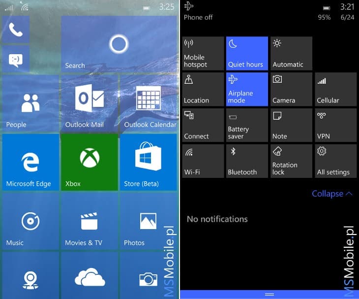 Новая сборка Windows 10 Mobile