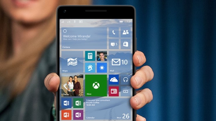 Плитки в Windows 10 Mobile