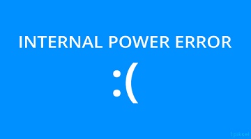 internal power error на windows 10