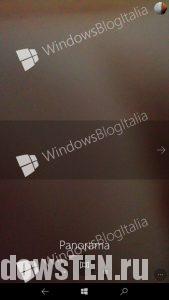 Панорамная съемка Windows Phone