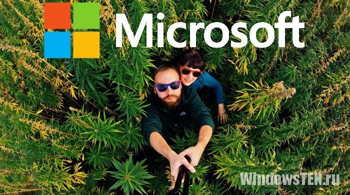 Microsoft за марихуану