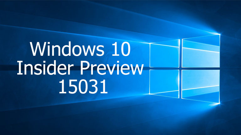 Windows 10 15031