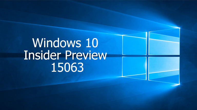 Windows 10 Insider Preview 15063