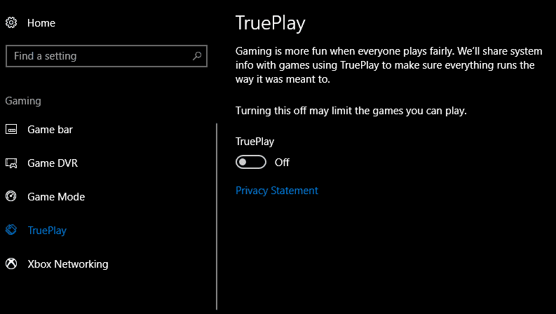 Функция TruePlay