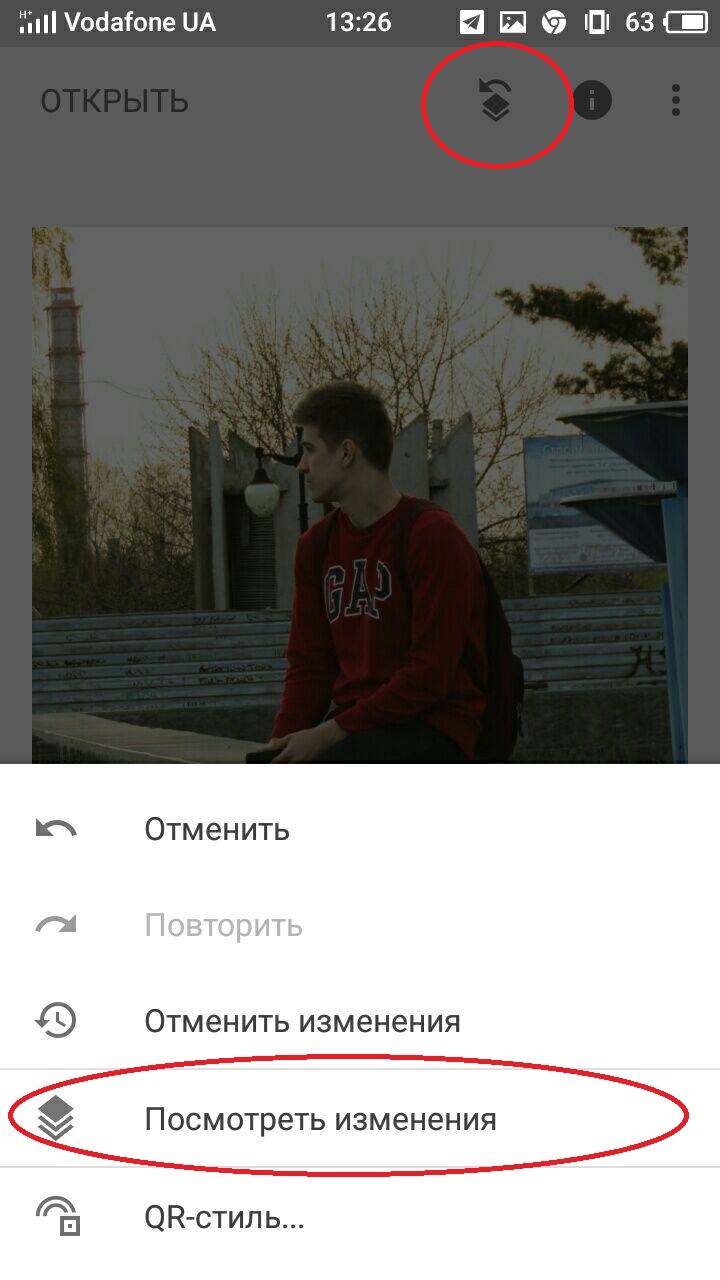 Snapseed (mob) слои