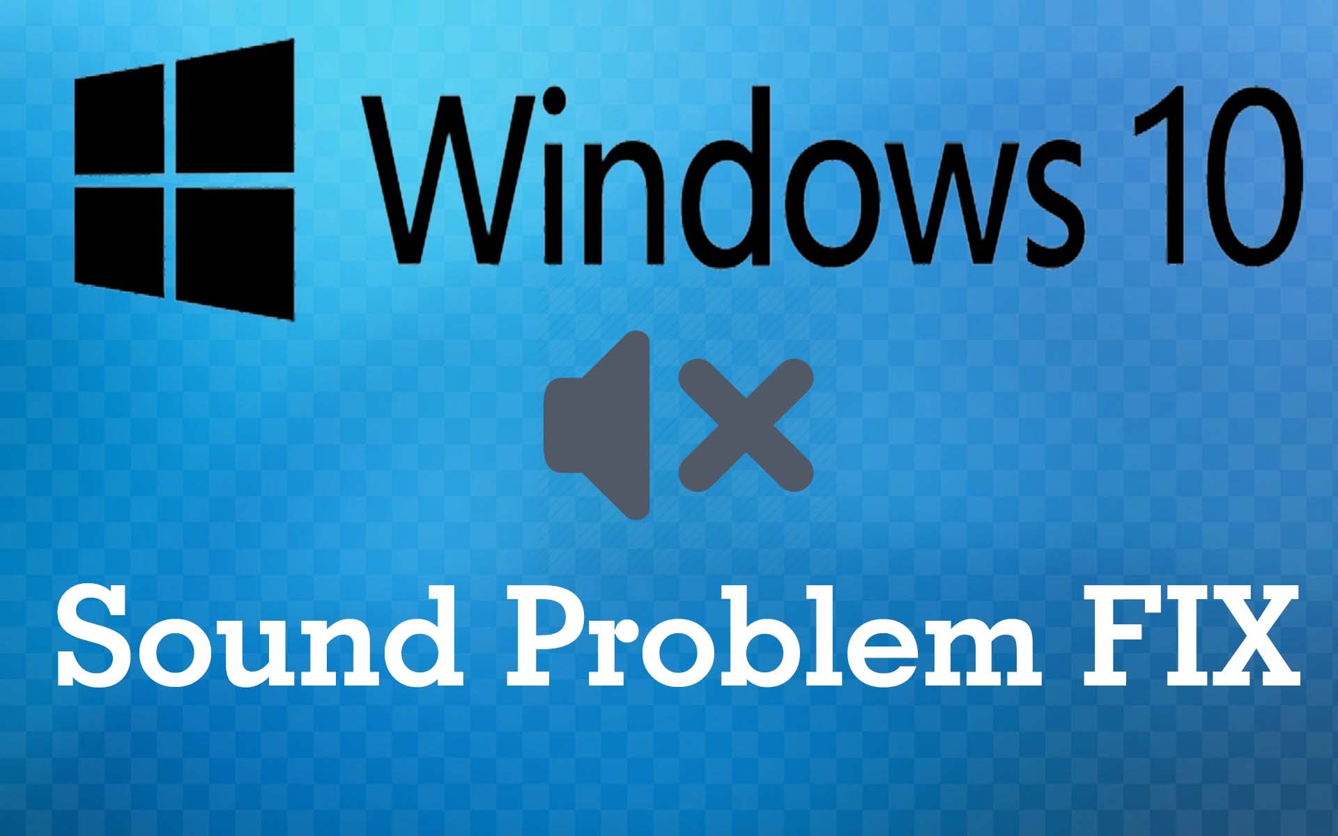 WIndows 10 проблема со звуком