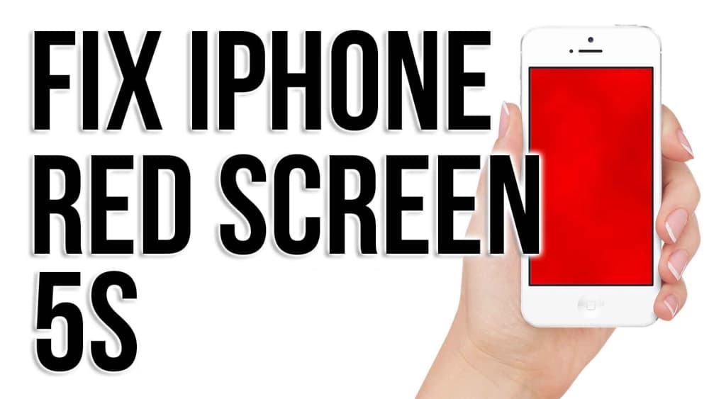 iPhone red screen fix
