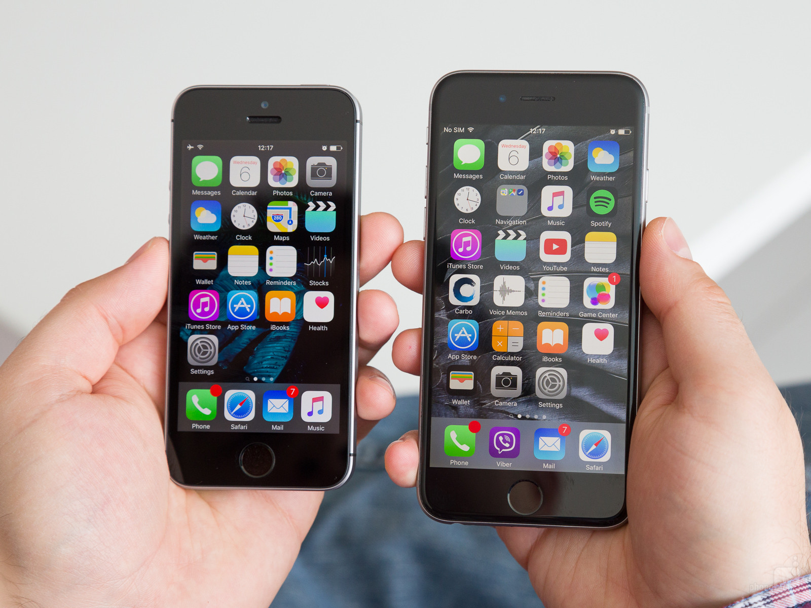 Сравнение iPhone SE и 6