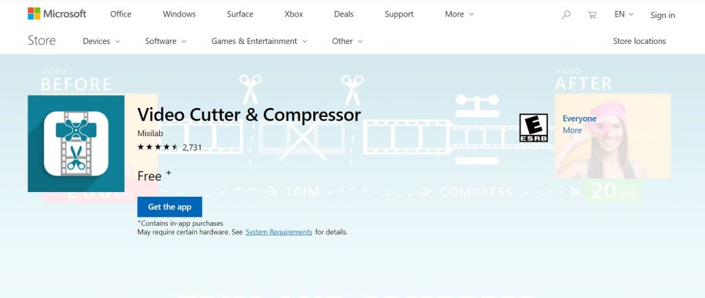 Video Cutter Compressor