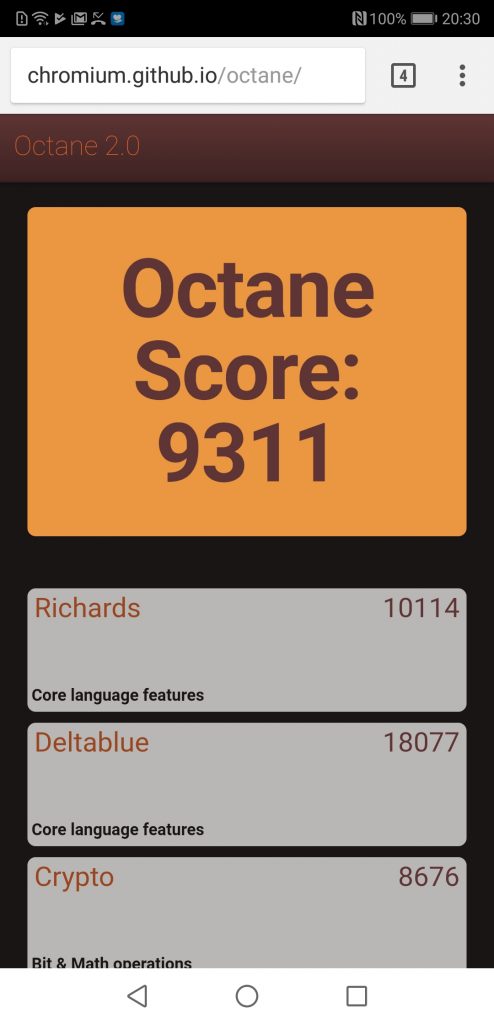 Octane Score