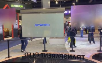 Прототип прозрачного OLED-телевизора Skyworth