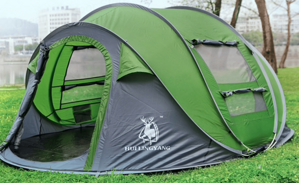 Кемпинговая одно- и двухместная палатка из полиэстера