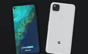 Дизайн Google Pixel 4a