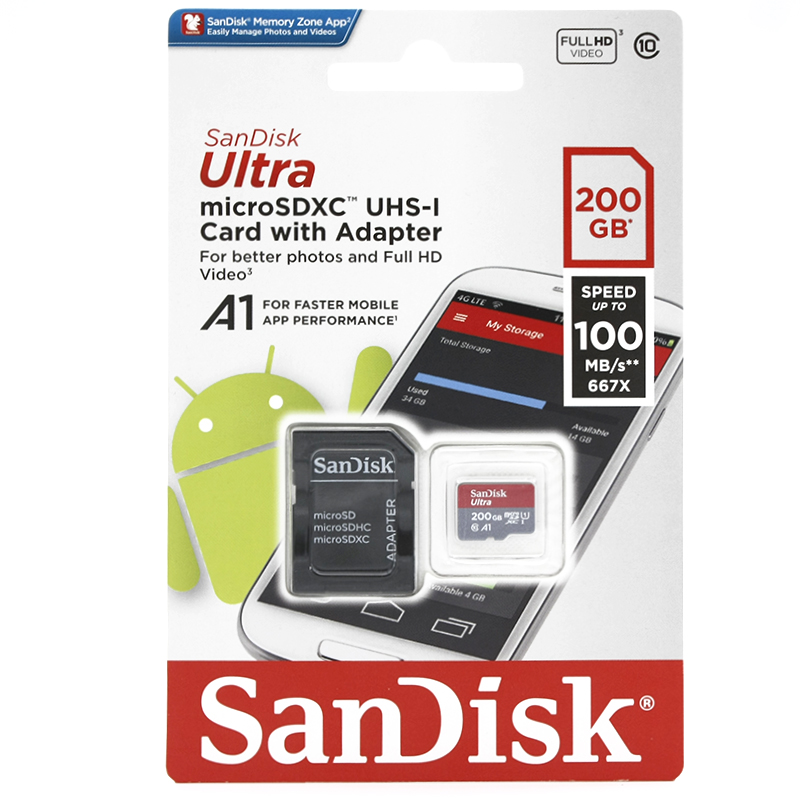 SanDisk Ultra microSDXC Class 10 UHS-I 