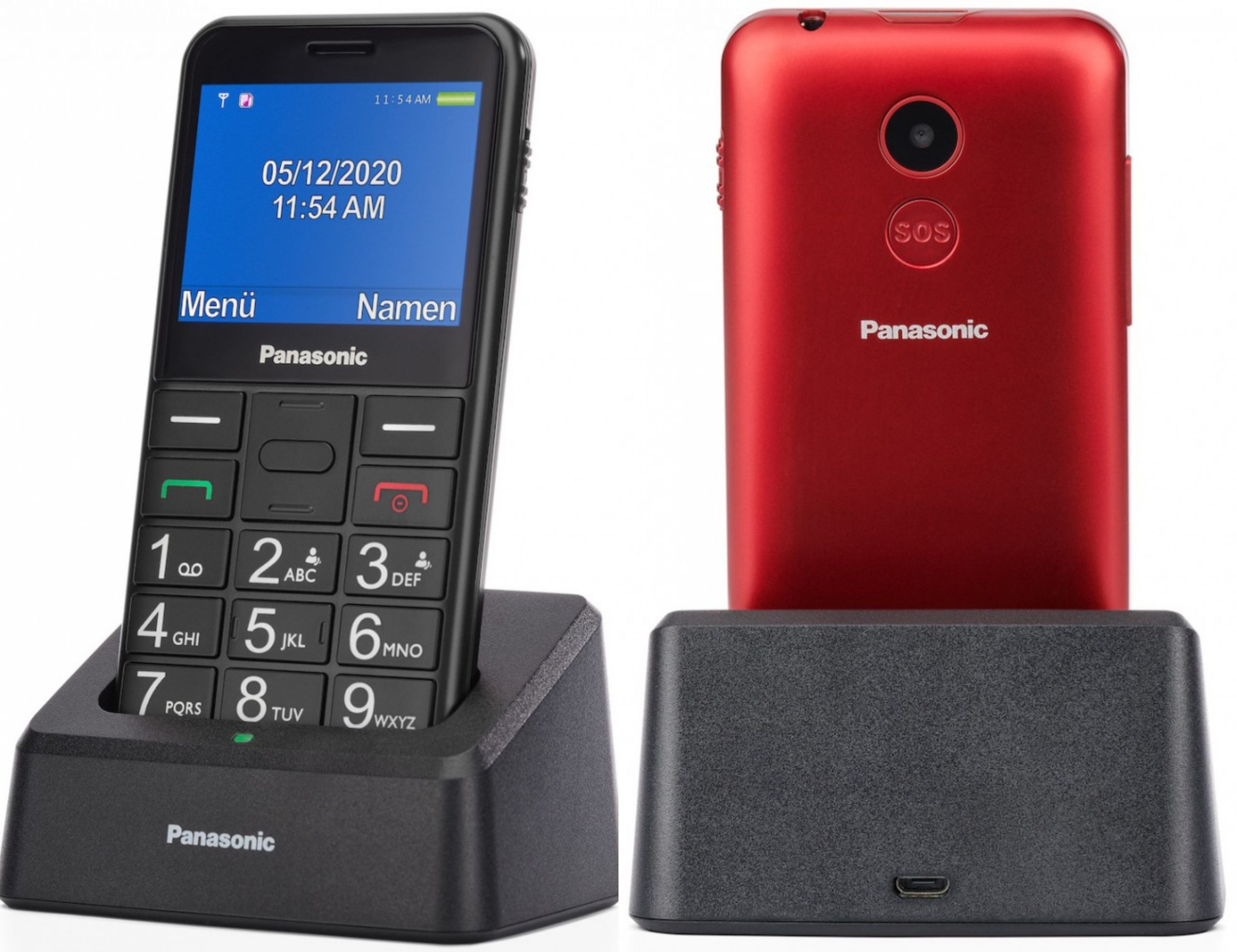 Panasonic KX-TU155 – мобильный телефон для пожилых людей