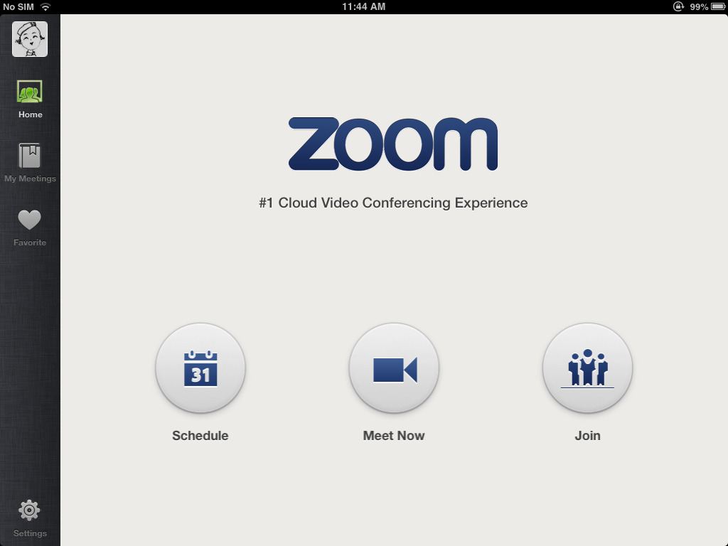 Zoom: интерфейс